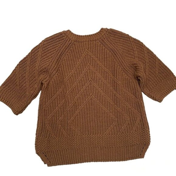 Bryan Brown Chunky Knit Sweater Size Small Boutique Brand Elbow Length Sleeves - Picture 3 of 8